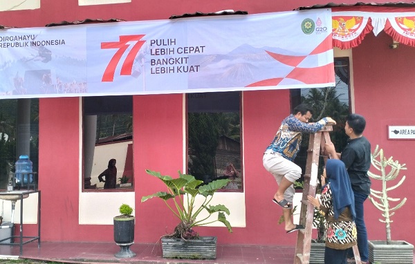 PA Kota Padang Sidempuan - Persiapan Menyambut HUT RI ke-77 PA Kota